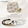 EVITA PERONI Silk Headband Thin Headbands for women Satin Headbands Non Slip and Comfortable Headbands for Women-Olive Green