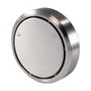 Westbrass D493CH-07 Patented Deep Soak Round Replacement 2-Hole Bathtub Overflow Cover for Full and Over-Filled Closure, Satin Nickel