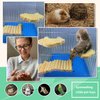 Sysmashing Hamster Suspension Bridge Toy，Small Animal Climbing Toys,Chinchilla Cage Natural Wood Flexible Platform Toy,Suitable for Hamsters, Chinchillas, Guinea Pigs, Birds, Small Animals