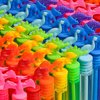 64 Pack Bubble Wand 8 Style with Gift Box, Mini Bubbles Party Favor Stick Set for Kid Girl Boy, Dinosaur Toy Bulk Supplies for Birthday Prizes Box Filler, Goodie Bag Stuffers, Wedding Bath Time Toys