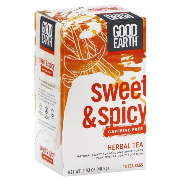 Good Earth, Original Sweet and Spicy Caffeine-free Herb Tea, 18 Teabags