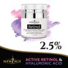 NEW AGE Retinol Cream Neck & Facial Moisturizer Serum with Hyaluronic Acid, Vitamin E - Anti Aging Formula Reduces Wrinkles, Fine Lines-Day and Night Cream 1.7 Fl Oz - 2 Pack - Retinol
