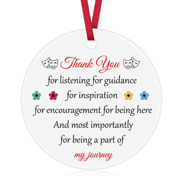 Drama Theater Lover Gift Ceramic Ornament Drama Teacher Appreciation Gift Musical Theatre Drama Lover Ornament Theater Gifts Theater Lovers Thank You Gift Actor Gifts Retirement Christmas Ornament