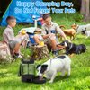 77oz Travel Water Bowl for Dogs, Dog Water Bottle Dog Water Dispenser for Camping Hiking with Pull-Out Portable Drinking Bowl for Large Dogs