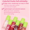 Loobexery 6 Colors Mini Fat Oil Lip Gloss Lip Oil Fat Oil Lip Drip Hydrating Lip Glow Oil, Moisturizing Lip Gloss Shiny Transparent Toot Tinted Plumping Lip Oil Nourishing Non-sticky