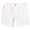 maamgic Men's Classic-fit 5.5" Cotton Casual Shorts Elastic Waistband with Multi-Pocket Daily Wear Walking Summer Outfit White 33