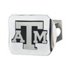 FANMATS 15103 Texas A&M Aggies Chrome Metal Hitch Cover with Chrome Metal 3D Emblem