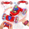 BAIWU Remote Control Stunt car, Gesture Sensing RC Cars,2.4G Drift Hand Controlled RC Twist Cars Offroad 360° Rotation with Lights Music, RC Drift Cars Toy for Boys Girls 6-12 Birthday Gift