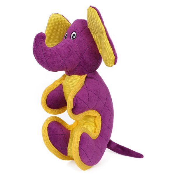 Pet Life ® Cartoon Funimal Plush Animal Squeak Chew Tug Dog Toy