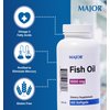 Major Omega-3 Fish Oil - Fish Oil Supplement 1000mg - 100 Softgels - Pack of 3