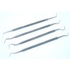 BDEALS 4Pc Dental Probe Set, Stainless Steel