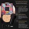 NUIBO Mushroom Head Air Cushion CC Cream, Beauty Cream Exo Too BB Cream, Full Coverage Liquid Concealer Makeup Foundation with Two Mushroom Head Sponges