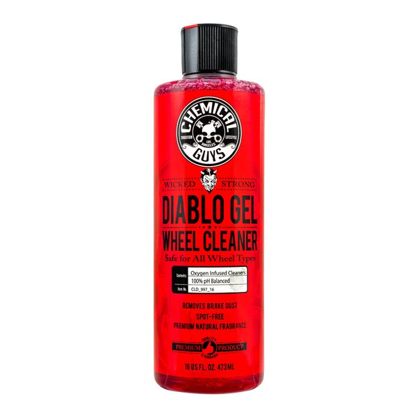 Chemical Guys CLD_997_16 Diablo Gel Oxygen Infused Foam Wheel And Rim Cleaner, Concentrated (Safe on All Wheel & Rim Finishes), for Cars, Trucks, SUVs, Motorcycles, RVs & More 16 fl oz