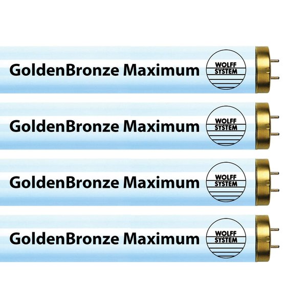 Wolff System GoldenBronze Maximum F71T12 100W Bipin Tanning Bulbs - Intense Bronze (8)