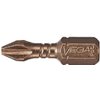 VEGA Professional Grade #2 Phillips Impact Driver Bits 1" Length P125P2A-10 (Pack of 10)