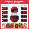 KONOATOR Dog Toy Treat Dispenser - Irregular Rolling Design, Bite-Resistant, Unleash Fun & Treats