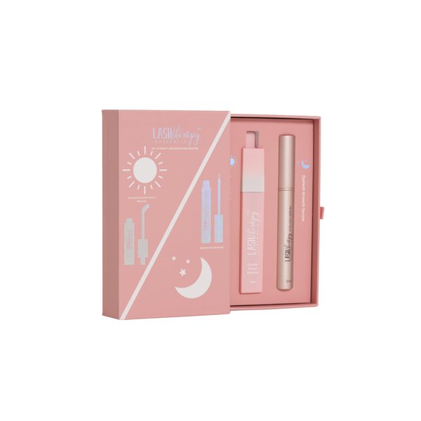 Lash Therapy Australia Day to Night Bundle Eyelash Growth Serum + Every Lash Growth Serum Mascara, Eyelash Serum to Grow Lashes + Waterproof Mascara Black Volume and Length, Cruelty Free