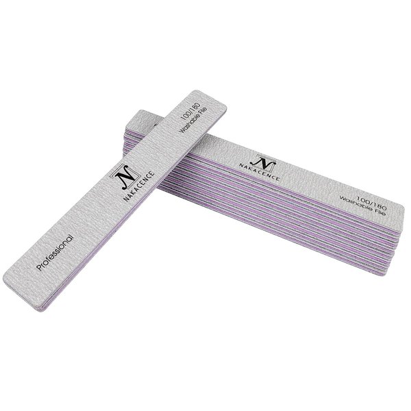 Nail Shiner Buffer with Double Sides Professional Nail Buffer Block 600/3000 Grit, Nail File and Buffer Polishing Block for Natural Nails Manicure Nail Art Tools Pack of 6pcs