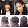 Lace Front Wigs Human Hair 13x4x1 T-Part Body Wave Bob Wigs Brazilian Virgin Middle Part Human Hair Wigs for Black Women Pre Plucked with Baby Hair 150% Density Natural Color(12 inch)