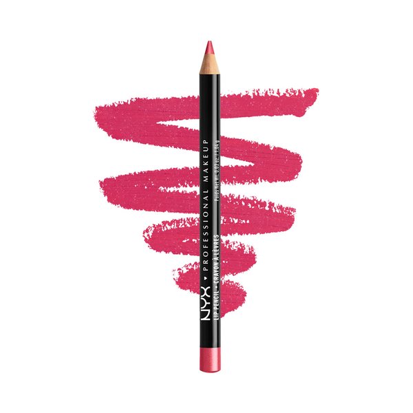 NYX PROFESSIONAL MAKEUP Slim Lip Pencil, Long-Lasting Creamy Lip Liner - Edge Pink