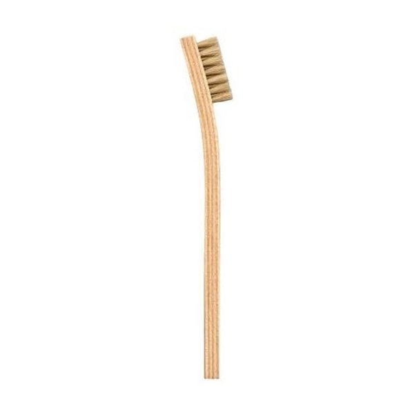 MG Chemicals - 852 Non-Abrasive Cleaning Brush with 7-3/4" Wood Handle, Hog Hair Bristles, 1-3/8" Length x 7/16" Width