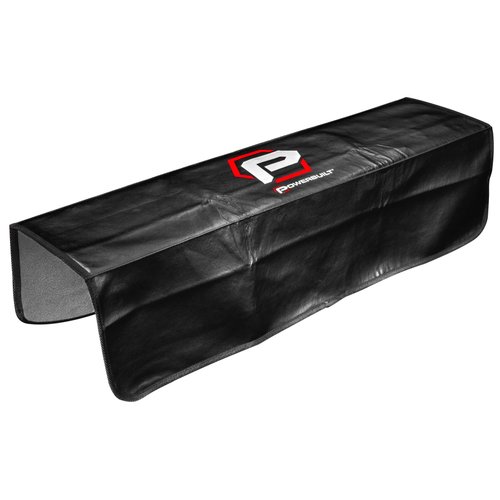 Powerbuilt 24"x 34" Black Plush Vinyl Fender Cover Protector Pad Mat, Mechanic and Car Repair Under Hood Protection - 640083