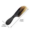 5MOONSUN5's Ox Horn Comb Premium Quality 100% Handmade Anti Static Natural Fine Horn Comb With smooth Handle- Professional Detangling Massage Fine tooth Comb A Great Gift - (9 inch)