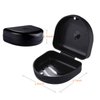 ZIZNBA (2 Pack) Retainer Case,Solid Orthodontic Retainer Case-black