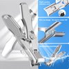 Nail Clippers for Men Thick Nails,INXEN Wide Jaw Opening No Splash Fingernail Clipper with Catcher,German Toe Nail Clippers for Thick Nails for Seniors, Stainless Steel Nail Cutter for Adult