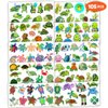Cute Sea Turtle Temporary Tattoos Turtles Birthday Party Decorations Favors Supplies Ocean Sea Themed Stickers 10 Sheets 105 PCS Gifts for Baby Girls Boys Decor Class School Carnival Christmas