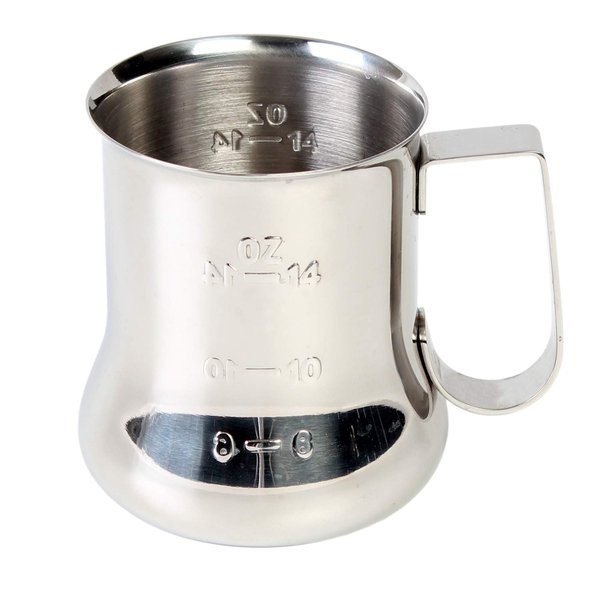Thunder Group SLMP0018 Espresso Milk Pitcher with Measuring Scale, 18-Ounce