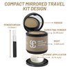 SOVONCARE Hairline Powder, Hairline Shadow Gray Hair Coverage Touch Up Hair Powder for Thinning Hair for Women Hair Root Touch Up Powder Hair Root Cover Up Conceals Hair Loss Medium Brown 0.35 oz