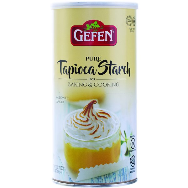 Gefen, Pure Tapioca Starch, 16oz. Resealable Container, Gluten Free, Tapioca Flour