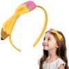 Totelux Pencil Headband Yellow Pen Hair Band Cute Bow Hair Accessories for Girls Women Toddler Teachers Student Back to School Season Party Supplies