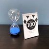 100 day Retirement Count Down 5.75"x3.75" Black and White Tear Off Countdown Calendar Table and desk Unit - perfect for Office, event, corporate and door gifts