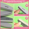 Teenitor Nail File and Buffer Set, 2 Sets Nail Buffer Block Nail Files for Natural Nails, Emery Boards for Nails Nail Buffer and Shine Kit, Acrylic Nail Files 100/180 Fingernail Files for Women