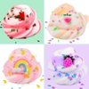 Cloud Slime Kit, 9 Pack Slimes with Peachybaby, Watermelon, Rainbow, Blue Cute Slime Charms, Scented DIY Putty Sludge Toy Gifts for Girls and Boys