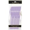 Vibrant Lavender Plastic Spoons (Pack Of 20) - Eco-Friendly, Durable & Eye-catching, Perfect For Parties & Events