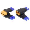 2Pairs Treehobby RC XT60 to EC2 Plug Female Male Adapter Connector for Lipo NiMH NiCd Battery Charger ESC