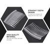 Lurrose Wedding Decor Plastic Comb 10pcs Clear Hair Combs Hair Clip Combs Plastic Bridal Wedding Veil Combs Fine Hair Styling Accessories for Women Girls Decorative Hair Combs Braided Wigs