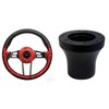 Yamaha Aviator 4 Golf Cart Steering Wheel Kit (Red)