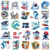 Hohamn Shark Temporary Tattoo for Kids - 100+ Cartoon Shark Ocean Sea Creature Summer Tattoos for Boys Beach Birthday Party Supplies Favors