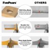 FivePears Forstner Drill Bit 1/2 inch Shank, 2-1/2 inch Cutting Diameter, Carbide Tipped Wood Hole Saw Auger Opener, Hole Opener Hinge Hole Cutter for Woodworking, Plastic, Plywood Products