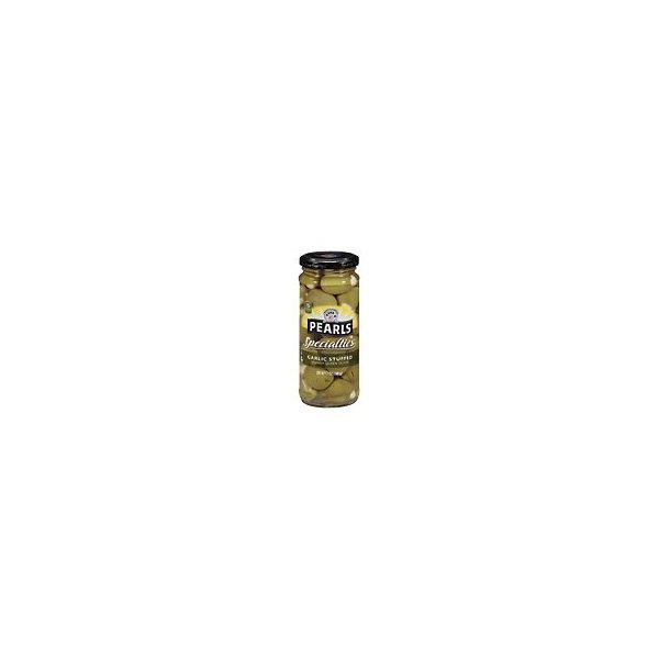 Pearls Specialties Garlic Stuffed Spanish Queen Olives, 7 oz