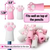 Mr. Pen- Cat Paw Top Eraser, 12 Pack, Cute Erasers for Kids, Pencil Erasers Toppers, Fun Erasers, Kids Erasers, Fun Erasers Kids, Pencil Top Erasers for Kids, Pencil Toppers, Cap Erasers, Eraser Caps