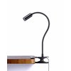 JHD Led Desk Lamp with Clamp - 10 Brightness Levels, 12" Flexible Gooseneck,Eye Protection USB Lamp - Suitable for Home Office, Reading, Bed Light,Quality Black Metal Clamp Light,Headboard Lamp