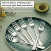 Evanda Dinner Fork 24 Pieces, Stainless Steel 8.07inch Forks, Cake Forks, Table Forks,Dessert Forks, Easy To Clean, Dishwasher Safe