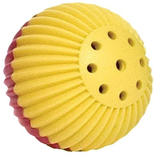 Pet Qwerks Animal Sounds Babble Ball - Interactive Chew Dog Toy - Small