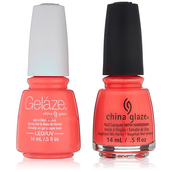 China Glaze Gelaze Tips and Toes Nail Polish, Thistle Do Nicely, 2 Count