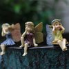 JIUMO Miniature Garden Fairy Figurines Fairy Garden Fairies Accessories Enchanted Garden Fairies Fairy Garden Miniatures Resin Fairy Figurine Sitting Fairies…
